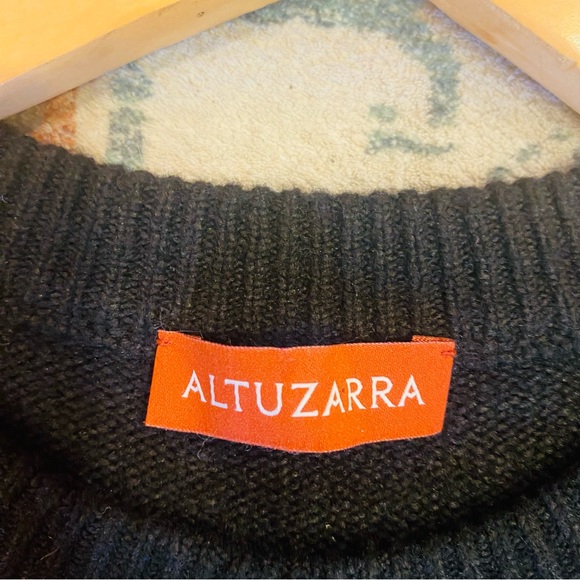 Altuzarra Wynnifred Wool Knit Gradient Pailette Cocktail Dress - Picture 16 of 16